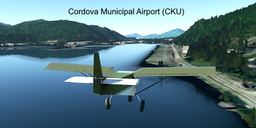 Ultralight Sightseeing - Alaska - Cordova - Scenic Airfield