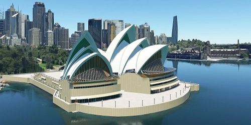 Ultralight Sightseeing - Australia - Sydney Opera House - Sydney Tower - Amphibious