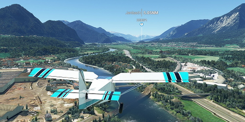 Ultralight Sightseeing - Austria - Innsbruck - Inn River Valley