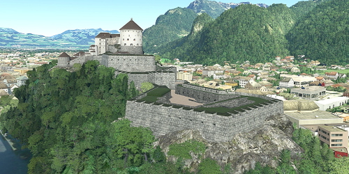 Ultralight Sightseeing - Austria - Kufstein Fortress