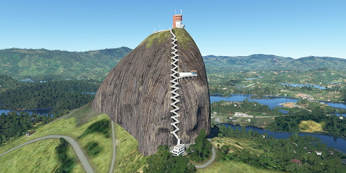 Ultralight Sightseeing - Colombia - Rock of Guatape