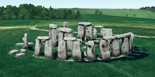 Ultralight Sightseeing - England - Wiltshire - Stonehenge