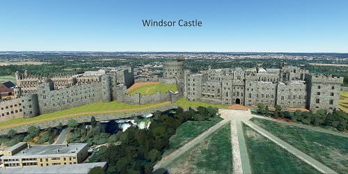 Ultralight Sightseeing - England - Windsor Castle - Hampton Court Palace