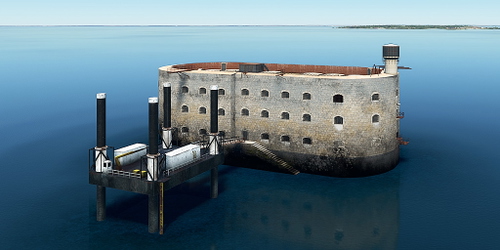 Ultralight Sightseeing - France - Ile d'Oleron - Fort Boyard