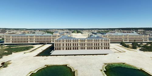 Ultralight Sightseeing - France - Paris - Palace of Versailles