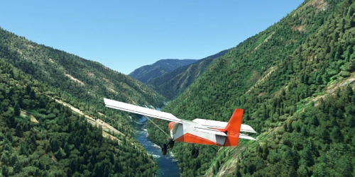 Ultralight Sightseeing - Idaho - Moose Creek to Running Creek Ranch