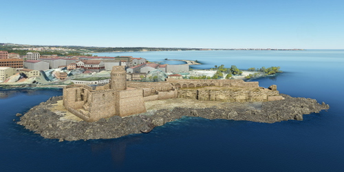 Ultralight Sightseeing - Italy - Isola di Capo Rizzuto - Aragonese Castle
