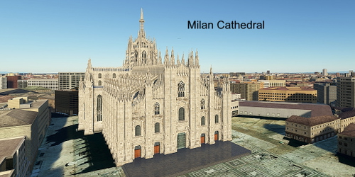 Ultralight Sightseeing - Italy - Milan Cathedral - Castello Sforzesco - Allianz MiCo