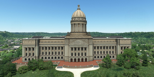 Ultralight Sightseeing - Kentucky - Frankfort - State Capitol