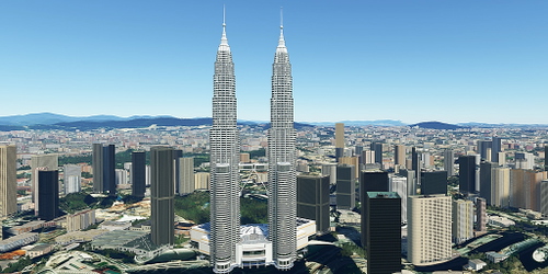 Ultralight Sightseeing - Malaysia - Kuala Lumpur - Petronas Towers