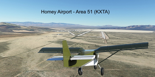 Ultralight Sightseeing - Nevada - Area 51 - Groom Lake - Homey Airport