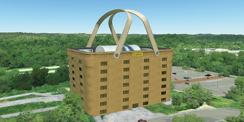 Ultralight Sightseeing - Ohio - Picnic Basket Shaped Office Building
