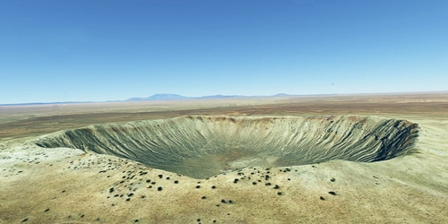 Ultralight Sightseeing - Arizona - Barringer Meteor Crater
