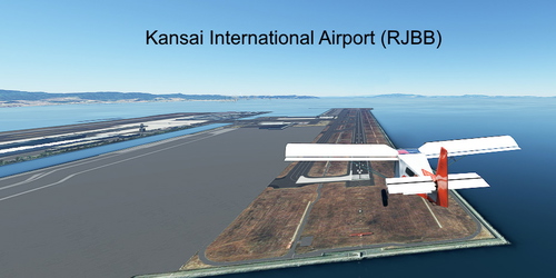 Ultralight Sightseeing - Japan - Kansai - Man-made Island Airport