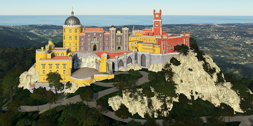 Ultralight Sightseeing - Portugal - Sintra - Pena Palace