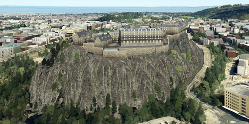 Ultralight Sightseeing - Scotland - Edinburgh Castle - Dynamic Earth - Holyroodhouse