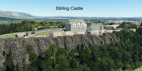Ultralight Sightseeing - Scotland - Stirling Castle - National Wallace Monument