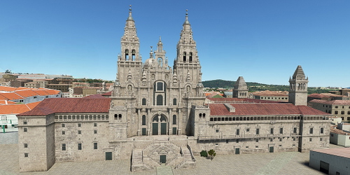 Ultralight Sightseeing - Spain - Santiago de Compostela Cathedral