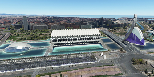 Ultralight Sightseeing - Spain - Valencia - City of Arts and Sciences