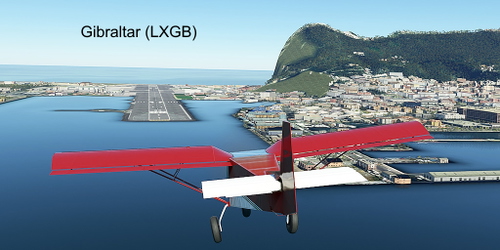 Ultralight Sightseeing - Spain - Rock of Gibraltar