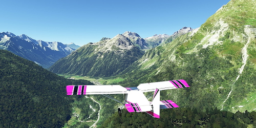Ultralight Sightseeing - Switzerland - Samedan Airport - Scenic valley Flight