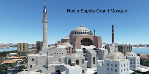 Ultralight Sightseeing - Turkey - Istanbul - Hagia Sophia - Dolmabahce Palace - Justice Palace