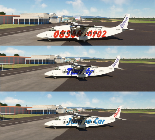 Shorts 360 Air Calypso livery pack