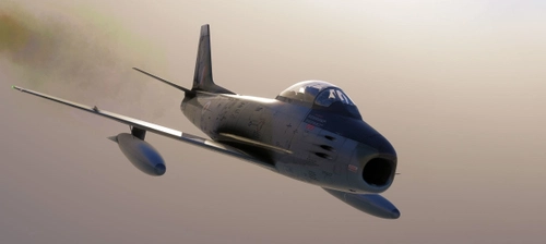 SHRIKE   Simulations    F-86   130   Punjab   Sqn   RAF   XB927