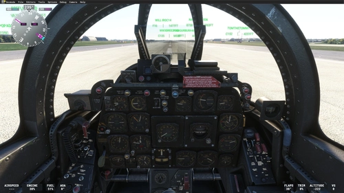 Shrike F-86 darker cockpit textures