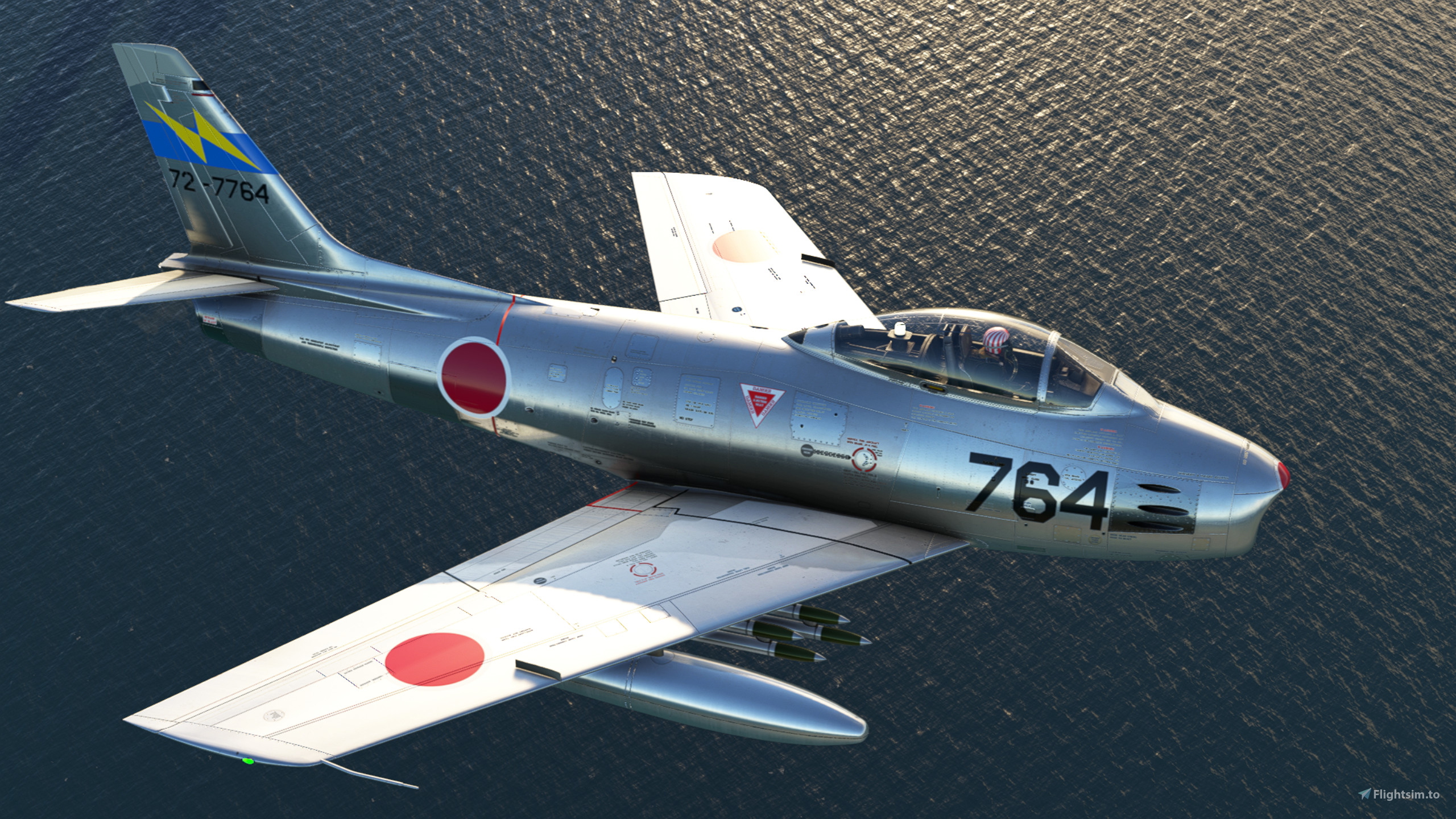 Shrike F-86F JASDF 72-7764 10th Hikotai 8 Wg のために