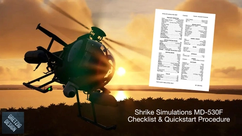 Shrike Simulation MD-530F Checklist & Quickstart Procedure