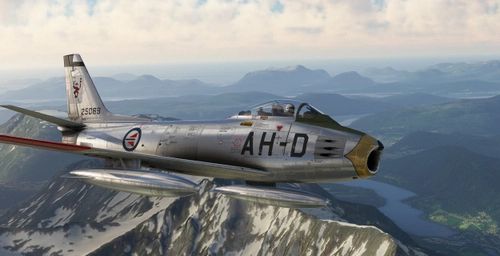 Shrike Simulations – F-86F RNoAF AH-D