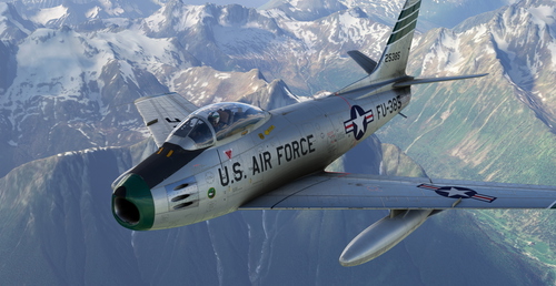 Shrike Simulations - F-86F USAFE FU-385 “Wolfhounds”
