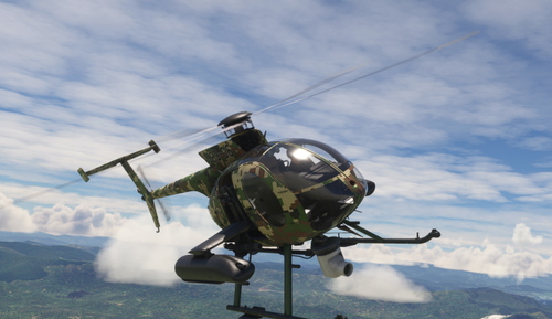 Shrike Simulations MD530F Malaysian Army Aviation Livery