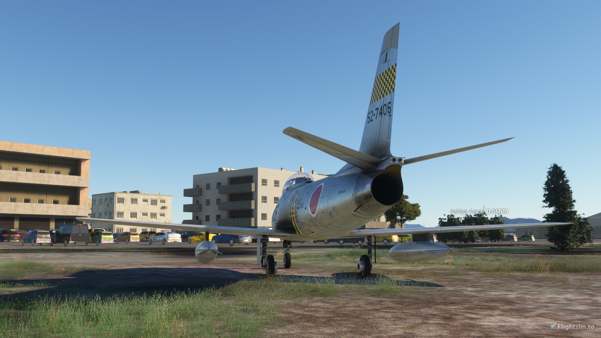 ShrikeF-86F/JASDF/52-7406/1st.Squadron のために Microsoft Flight