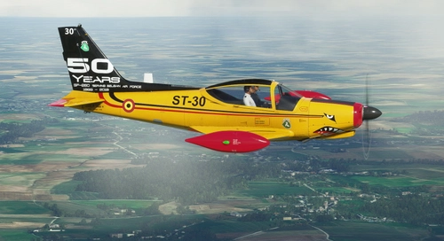Siai-Marchetti SF-260 Belgian Air Force ST-30 50 years