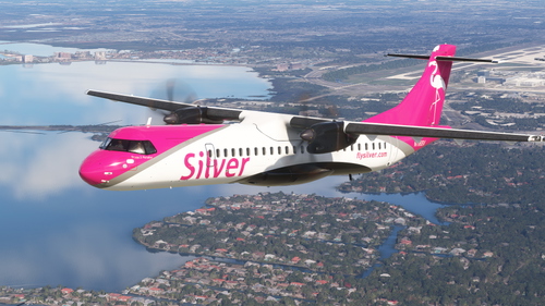 Silver Airways (New Colors) (N406SV) - Asobo ATR 72-600