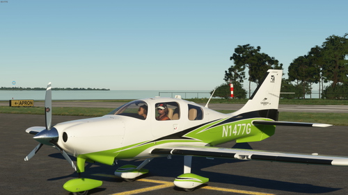 Sim Federation Cessna TTX Livery N1477G  (GREEN)