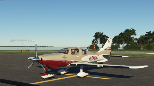 Sim Federation Cessna TTX Livery N240MT  (GOLD)