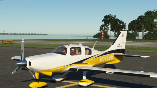 Sim Federation Cessna TTX Livery N246VB (YELLOW)