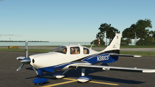 Sim Federation Cessna TTX Livery N380CS  (BLUE)