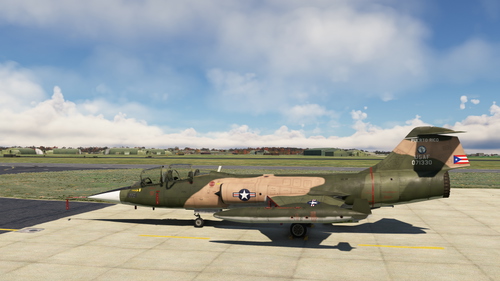 Sim Skunk Works  TF-104 Starfighter  - 198th TFS Puerto Rico ANG