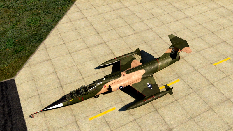 Sim Skunk Works TF-104 Starfighter - 198th TFS Puerto Rico ANG for