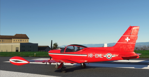 Sim Skunk Works SF-260 HB-EML