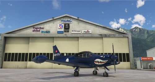 Sim Skunk Works SF-260 HB-KTG