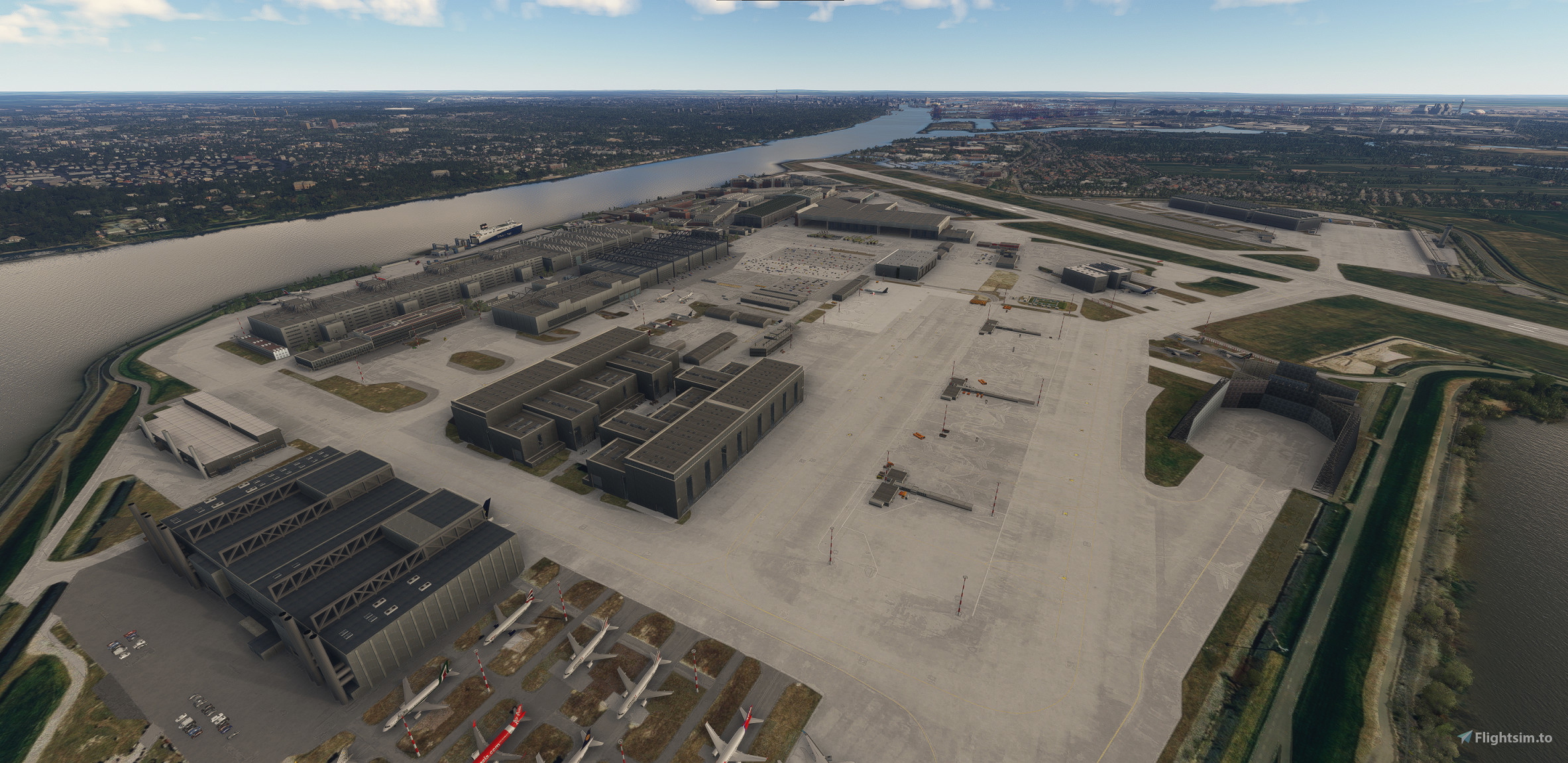 SimDocks EDHI Airbus Hamburg Finkenwerder MOD - Image 1