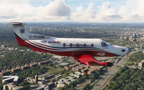 SimWorks PC-12  C-FUAM