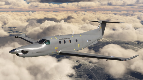 SimWorks Studios PC-12 - Finnish Air Force