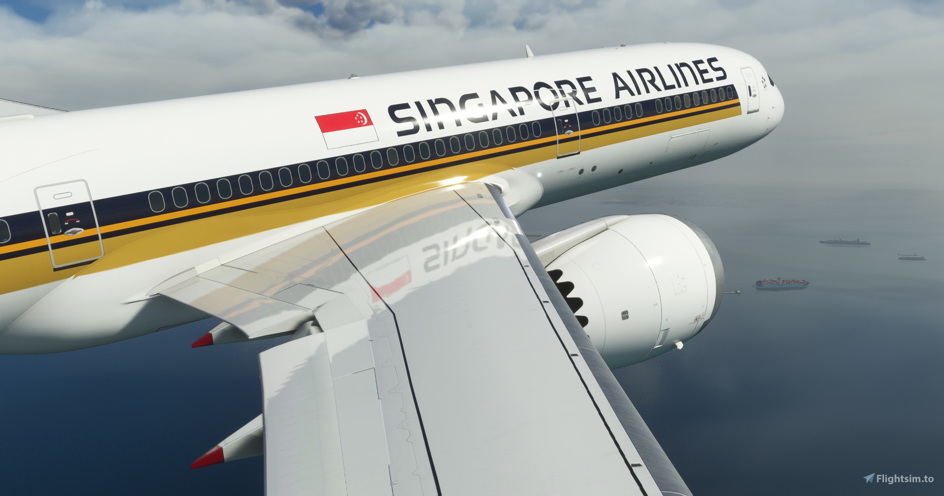 Singapore Airlines Horizon Simulations 787-9 RR for Microsoft