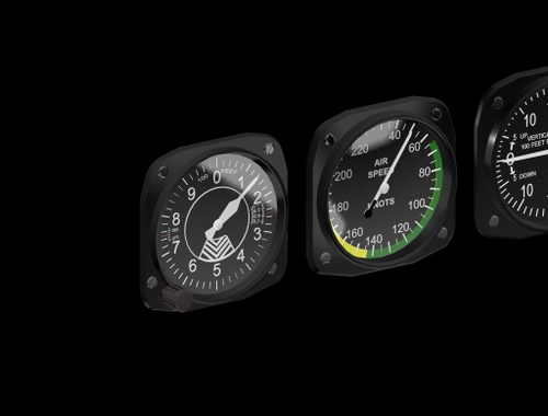 Six Pack Gauges For Aircraft Designers